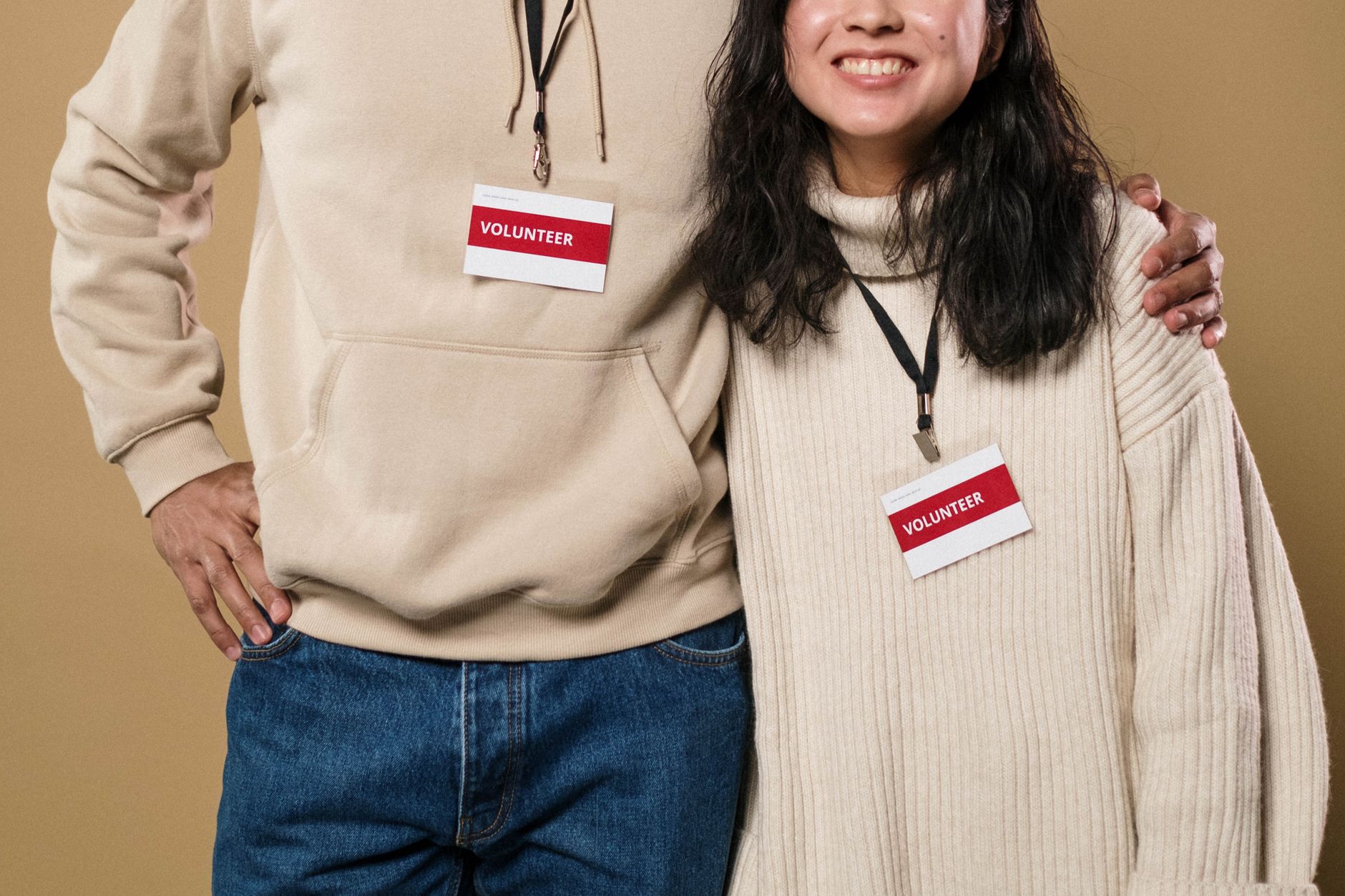 Young people at a community event