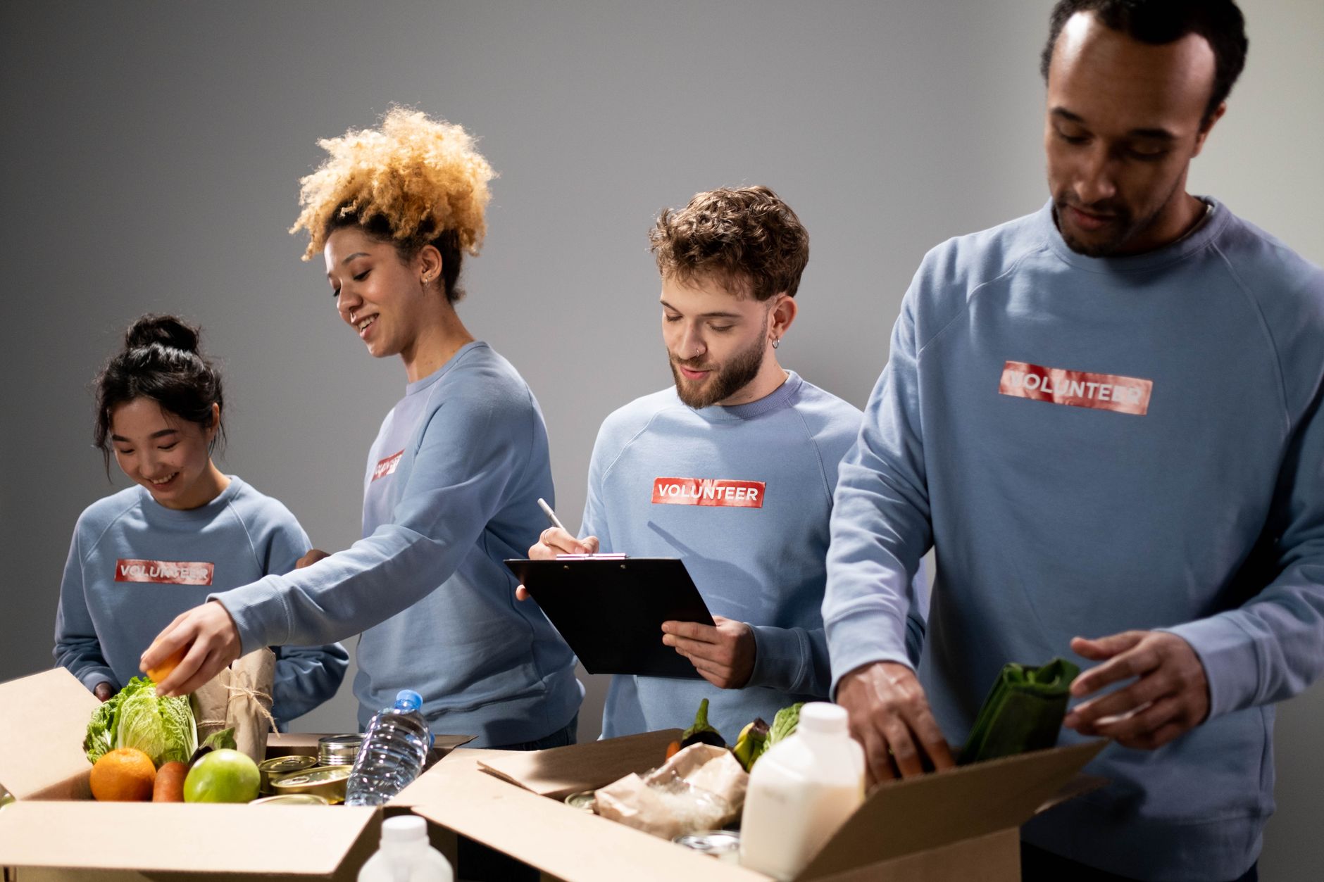 Community food support volunteers