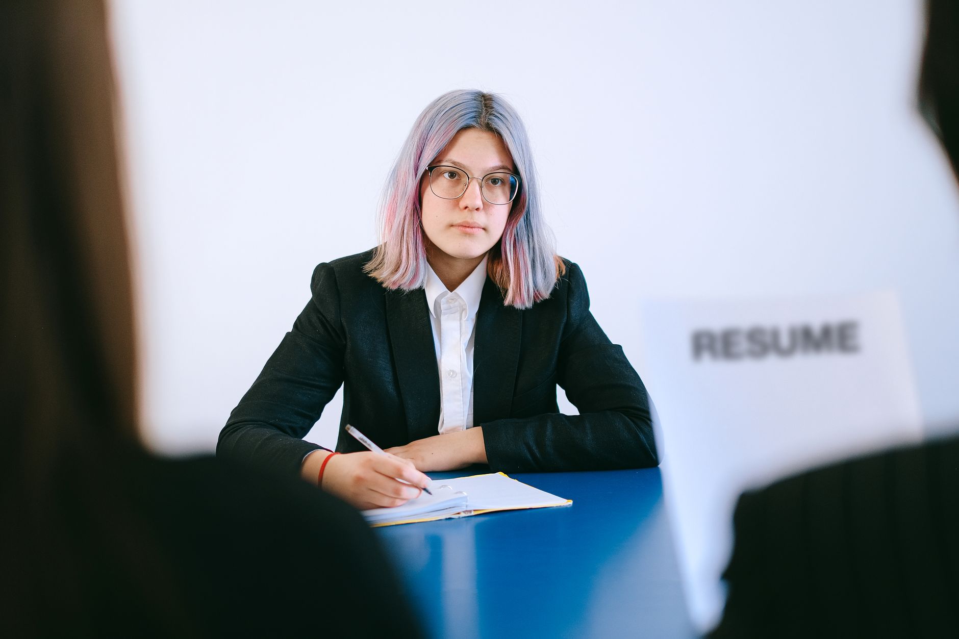 Young person in skills training
